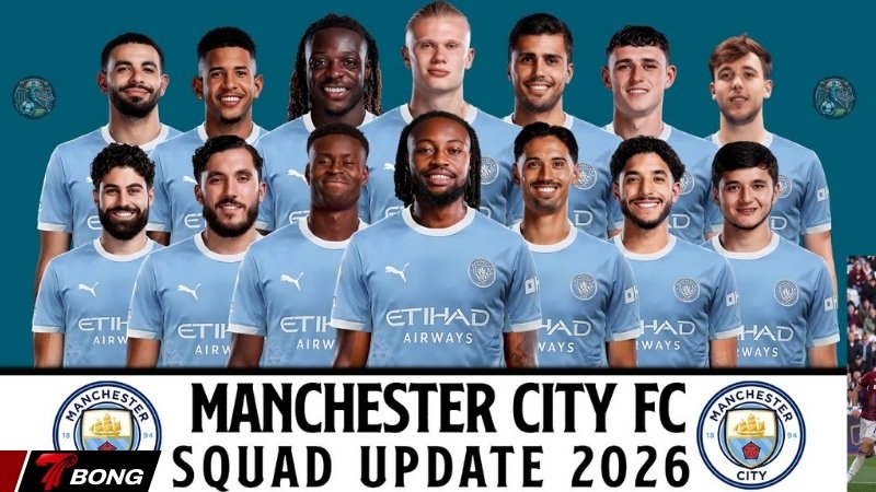 Đội hình mùa giải hiện tại của Man City